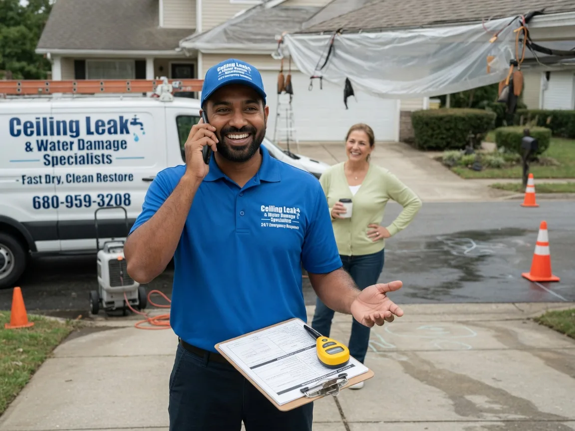 Ceiling Leak Cleanup Wylliesburg, VA FAQs